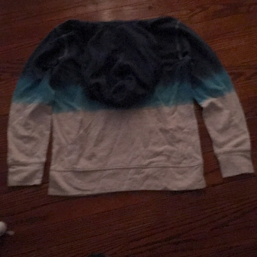 It is leather Nice and warm